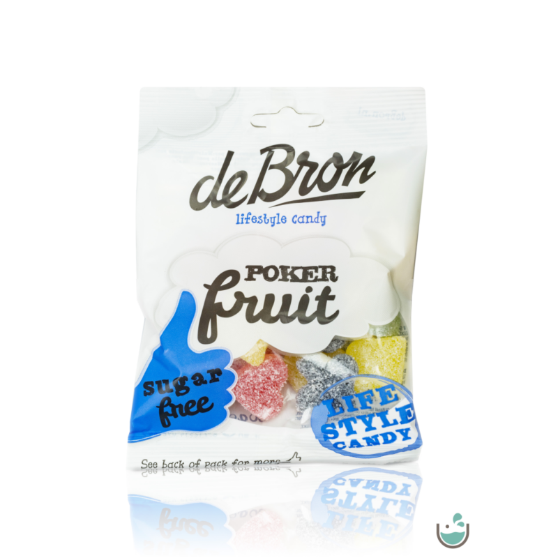 DeBron glutén- és cukormentes poker fruit gumicukor 90 g