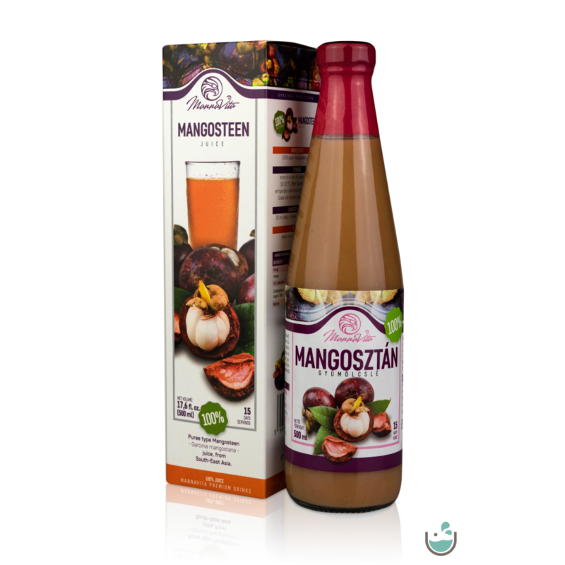 Mannavita Mangosztán gyümölcslé 100%-os, 500 ml