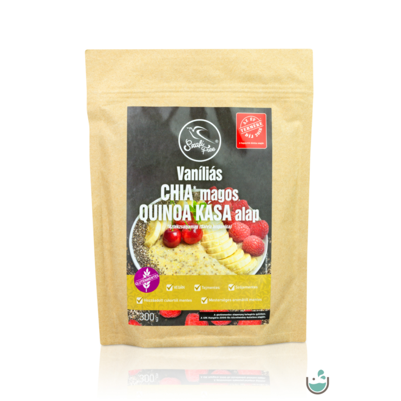 Szafi Free reggeliző vaníliás chia magos quinoa kása alap 300 g – Natur Reform