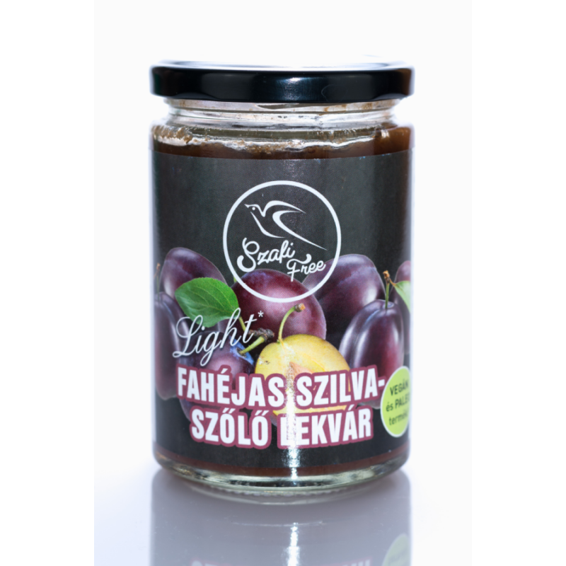 Szafi Free fahéjas szilva-szőlő lekvár 350 g – Natur Reform