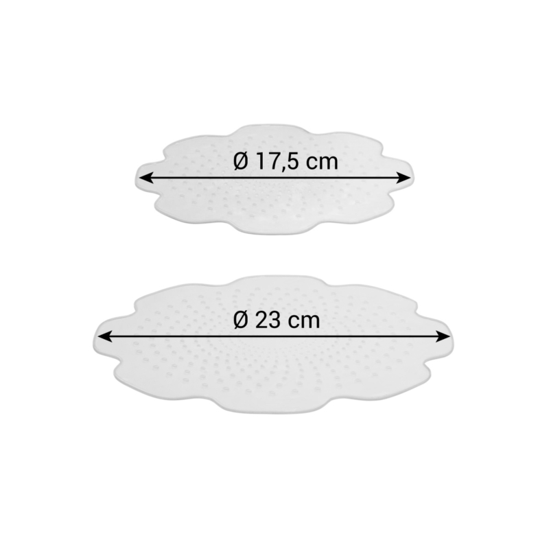 Tescoma 4FOOD Rugalmas szilikon fedők ø 17 a 23 cm, 2db-os készlet