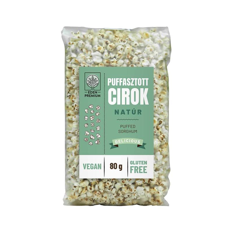 Éden Prémium puffasztott cirok natúr 80 g